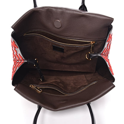 Louis Vuitton Veau Cachemire Tote W PM Chocolate 5 of 13