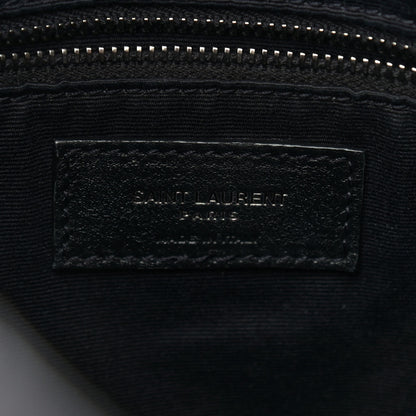 Saint Laurent Crinkled Calfskin Matelasse Monogram Niki Shoulder Bag Black 6 of 9