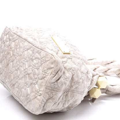 Louis Vuitton Lambskin Olympe Stratus PM Ecru 8 of 10