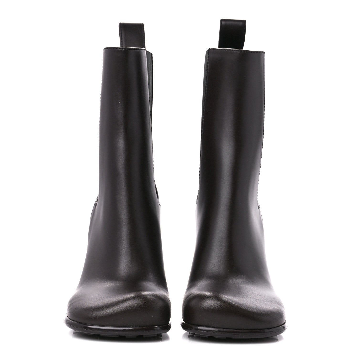 Bottega Veneta Calfskin Storm Chelsea Boots 35.5 Brown 2 of 7