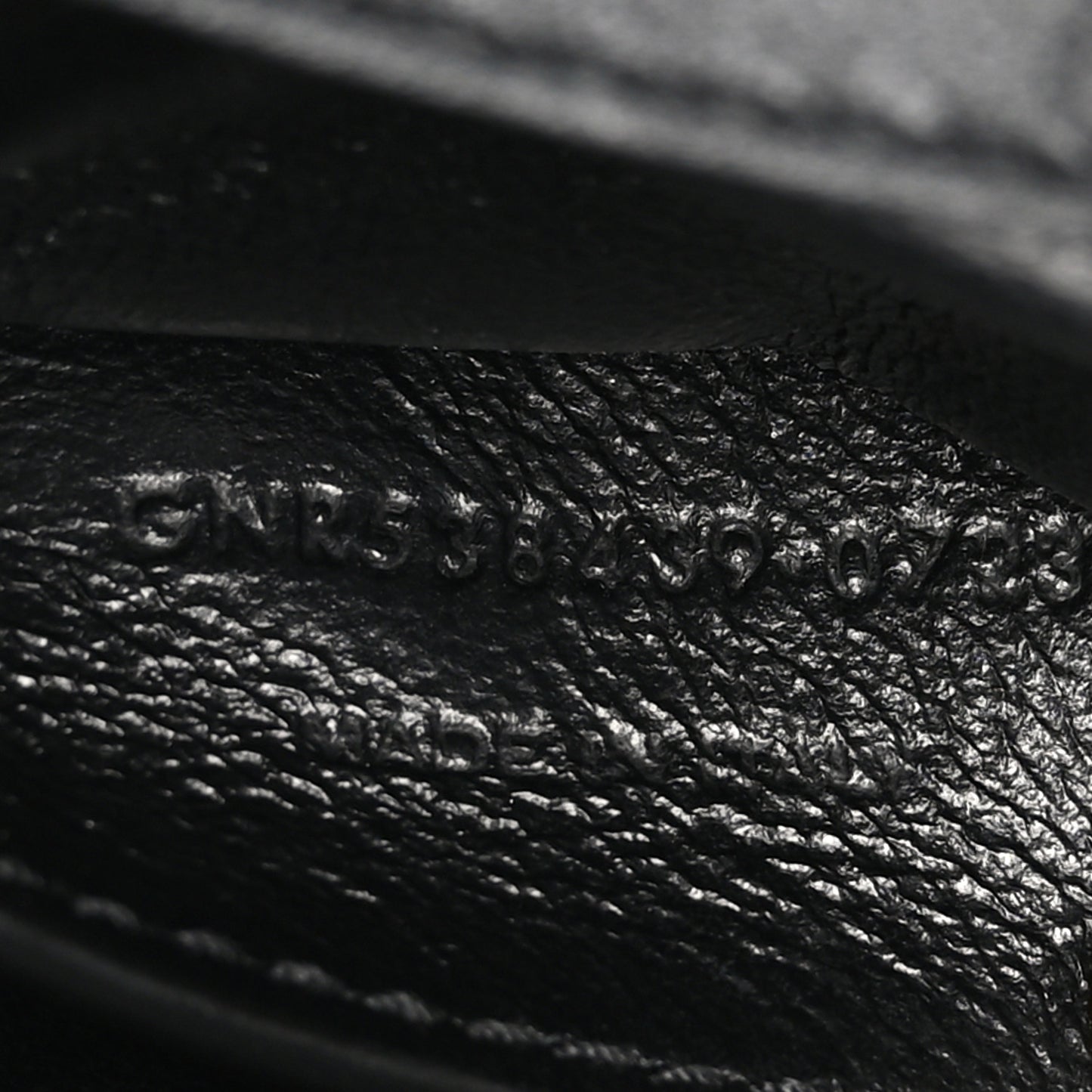 Patent Calfskin Matelasse Monogram Small Vicky Chain Bag Black