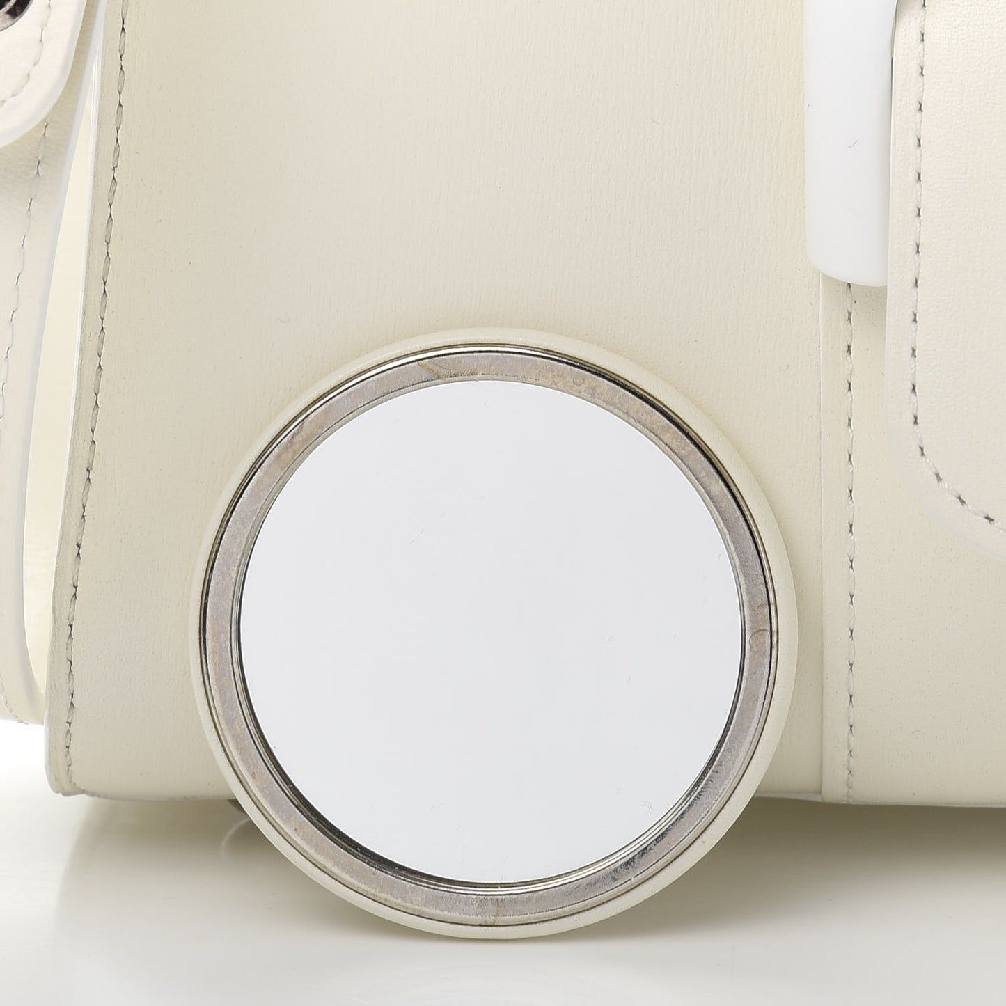 Calfskin Mini Brillant Satchel Ivory