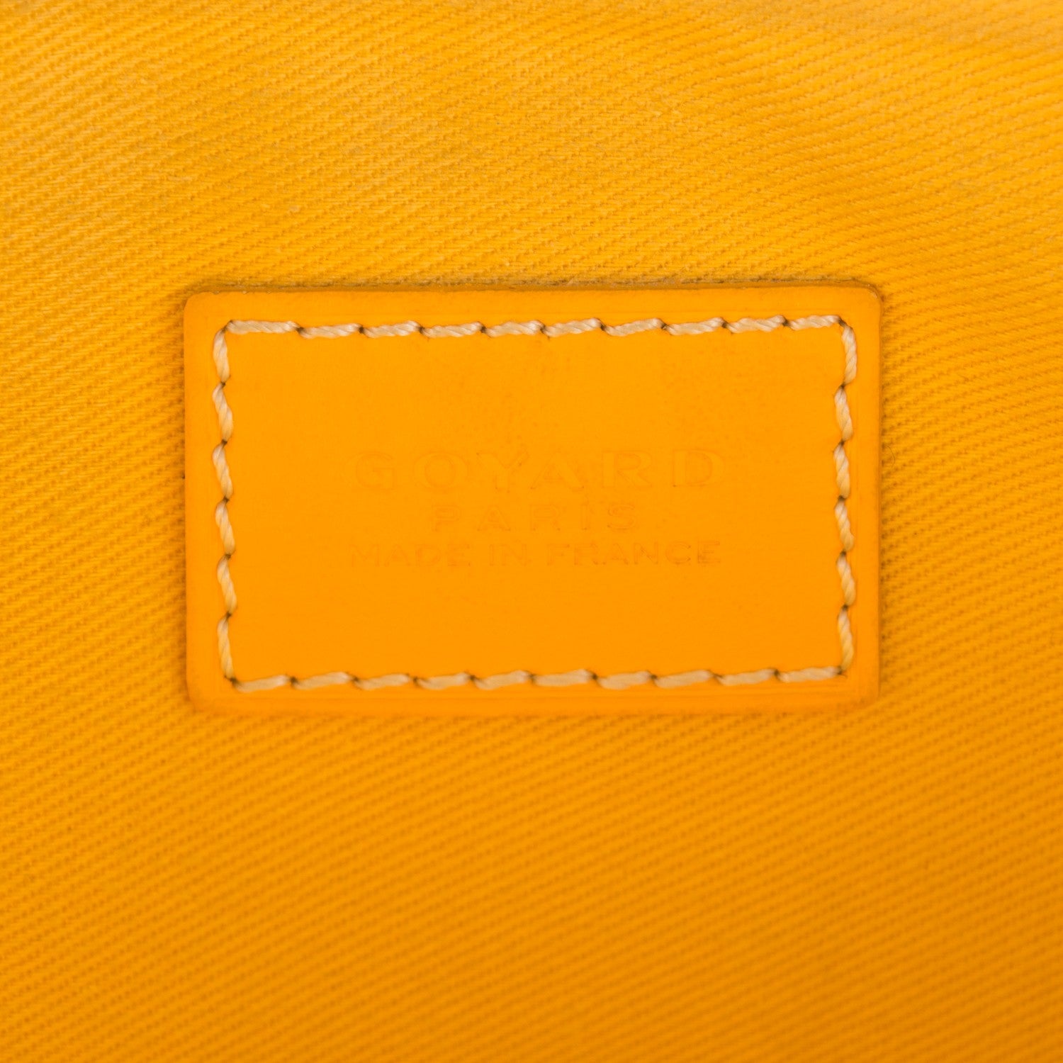 Goyard Goyardine Senat Pochette GM Yellow 6 of 7