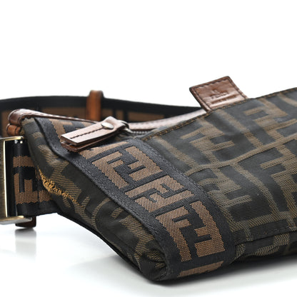 Fendi Zucca Vitello Patchwork Belt Bag Tobacco Sabbia 9 of 11