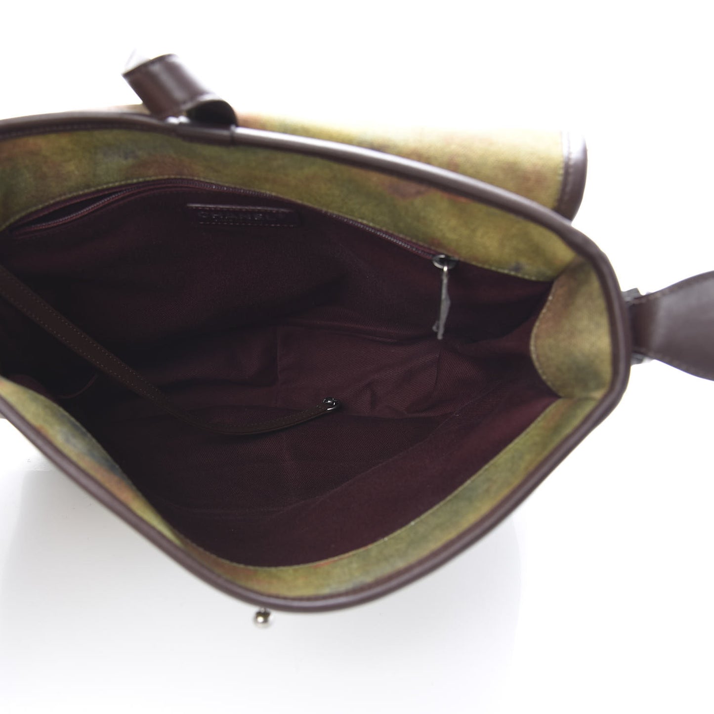 Washed Toile Graffiti On The Pavements Messenger Khaki Multicolor