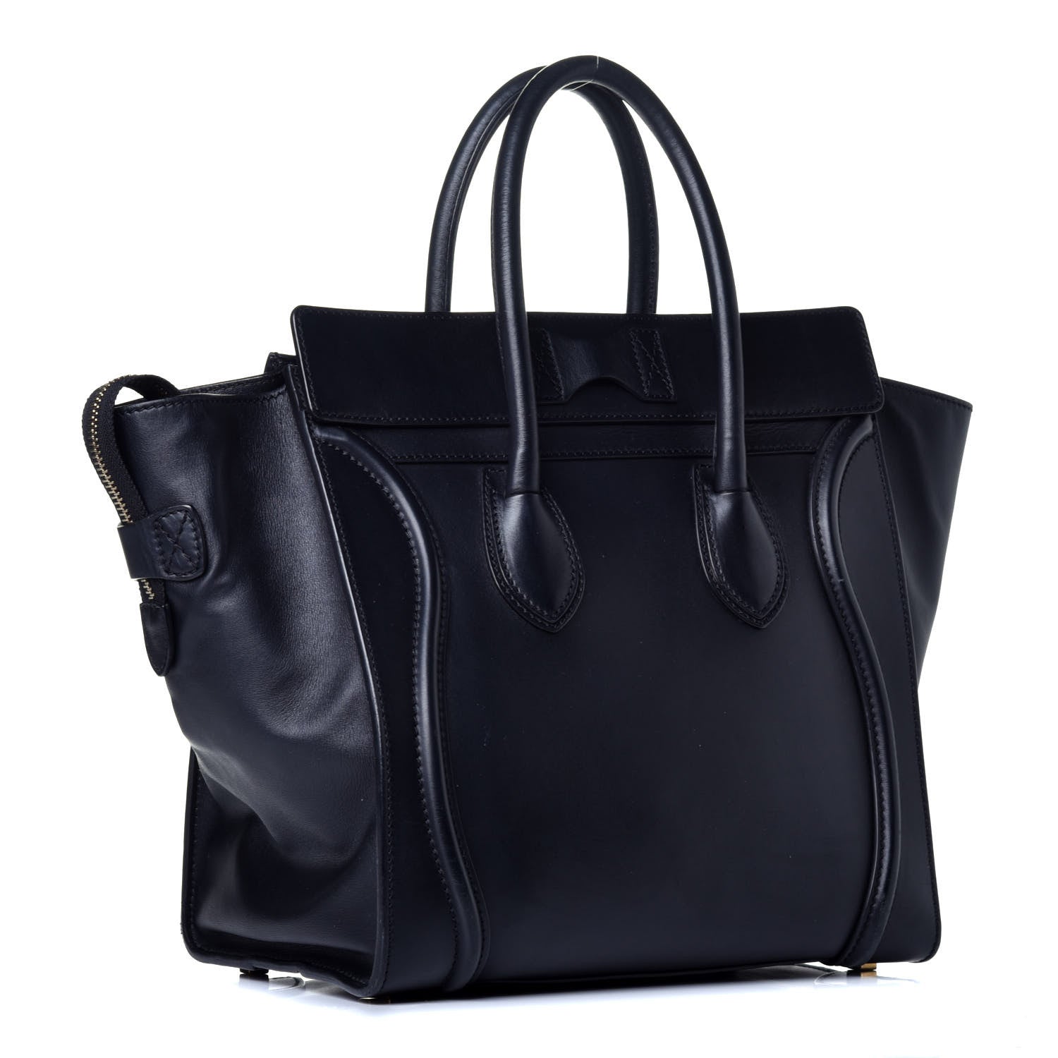 Celine Smooth Calfskin Mini Luggage Black 3 of 8
