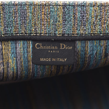 Christian Dior Metallic Toile Medium Middle East Rose Gold Book Tote 6 of 10