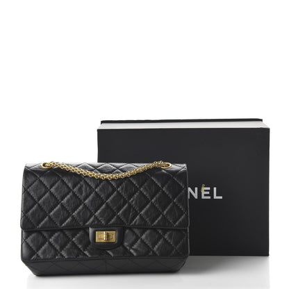 Chanel Aged Calfskin Quilted 2.55 Reissue 226 Flap Black 11 of 12