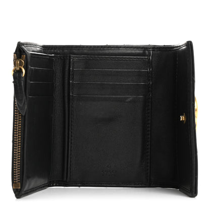 Gucci Calfskin Matelasse GG Marmont Wallet Black 5 of 12