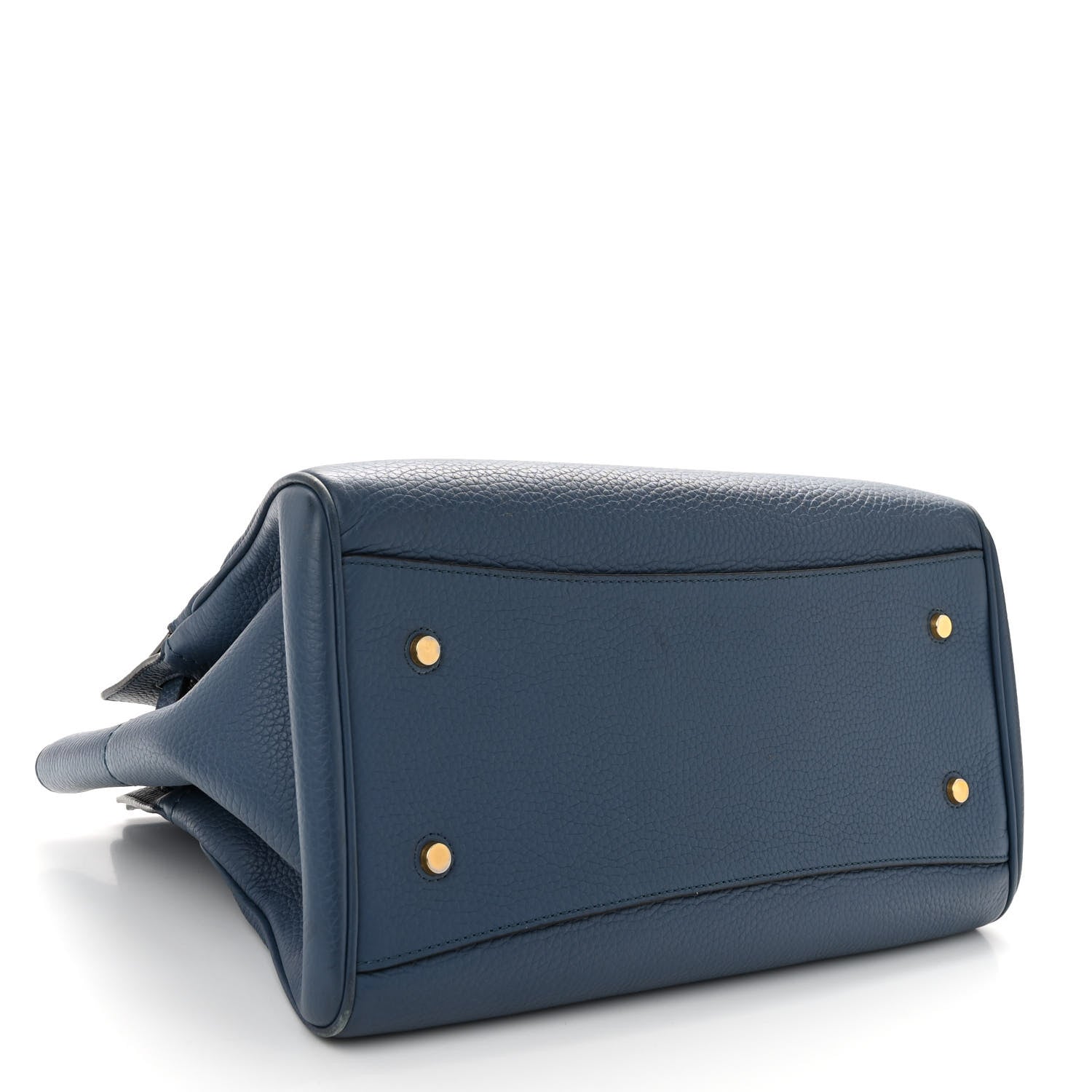 Mulberry Heavy Grain Small Belted Bayswater Tote Blue 4 of 10