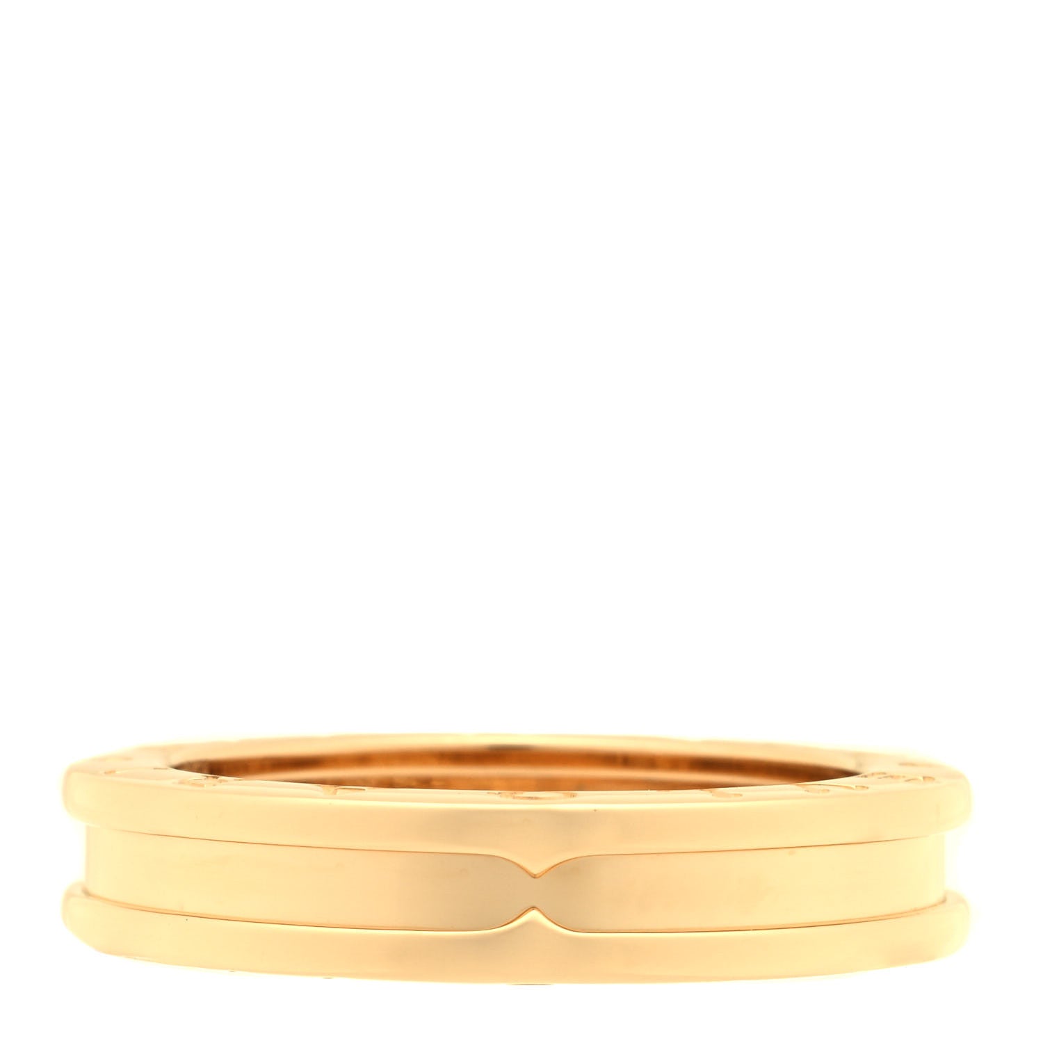 Bulgari 18K Yellow Gold B.Zero1 One-Band Ring 57 8 1 of 5