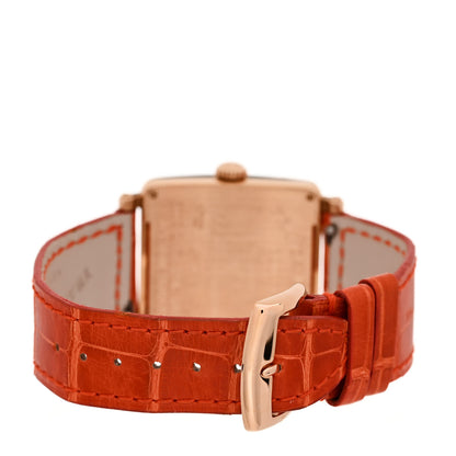 Franck Muller 18K Rose Gold Alligator 29mm Master Square Automatic Watch 6002LQZCOLDRMR 3 of 5