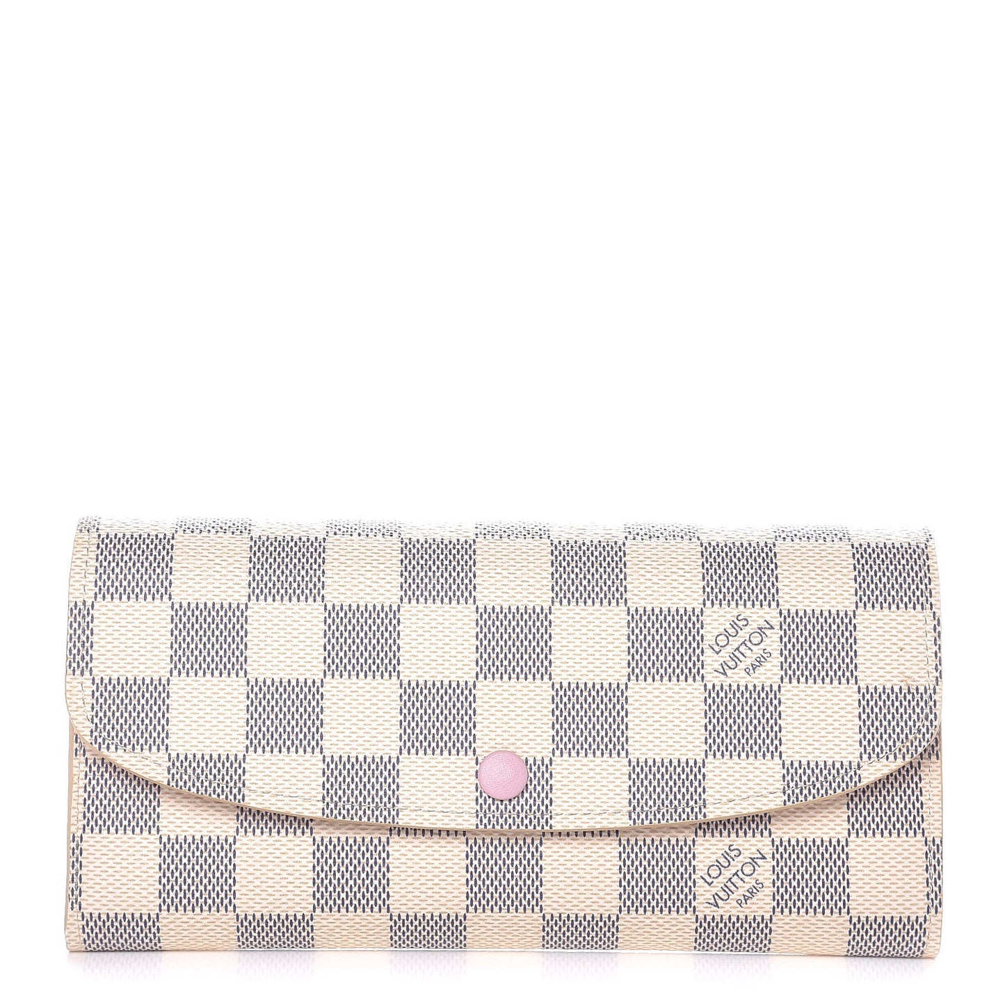 Damier Azur Emilie Wallet Rose Ballerine