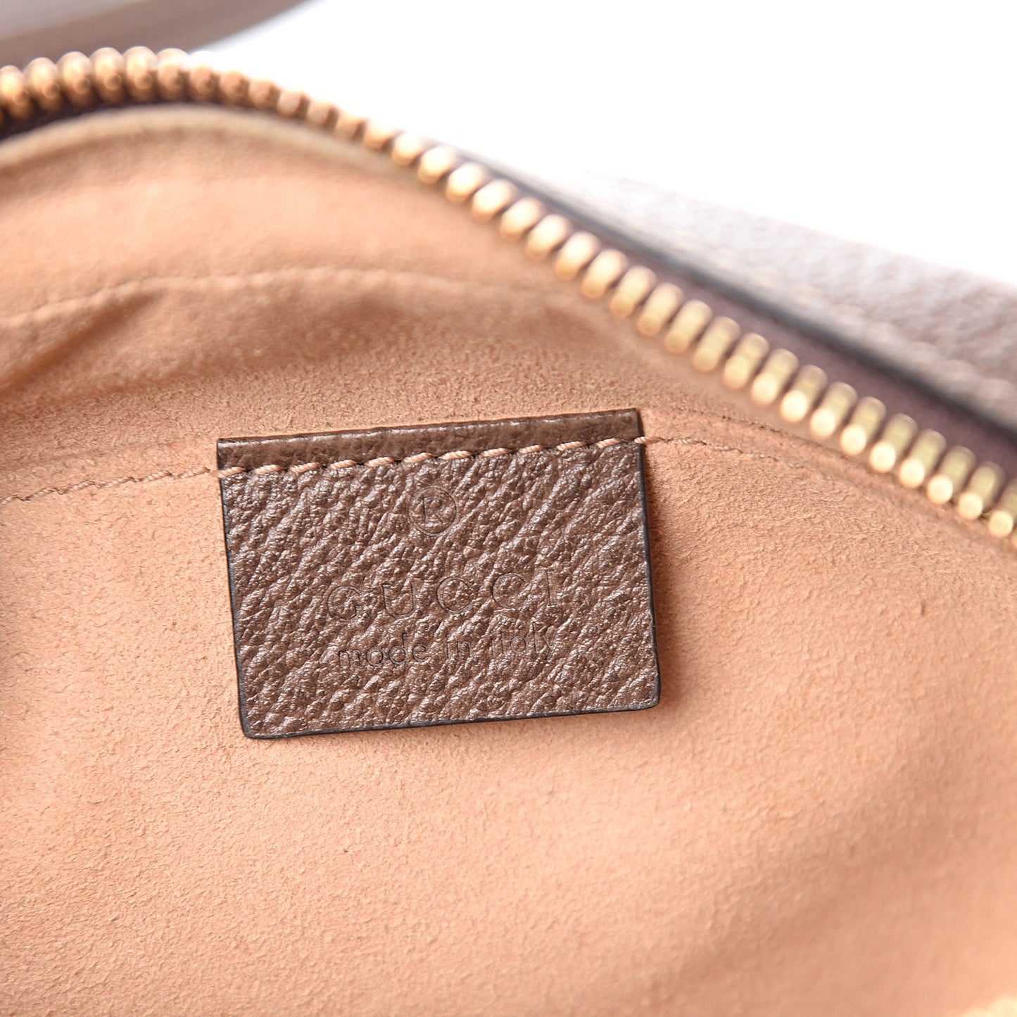 GG Supreme Monogram Web Mini Ophidia Shoulder Bag Brown