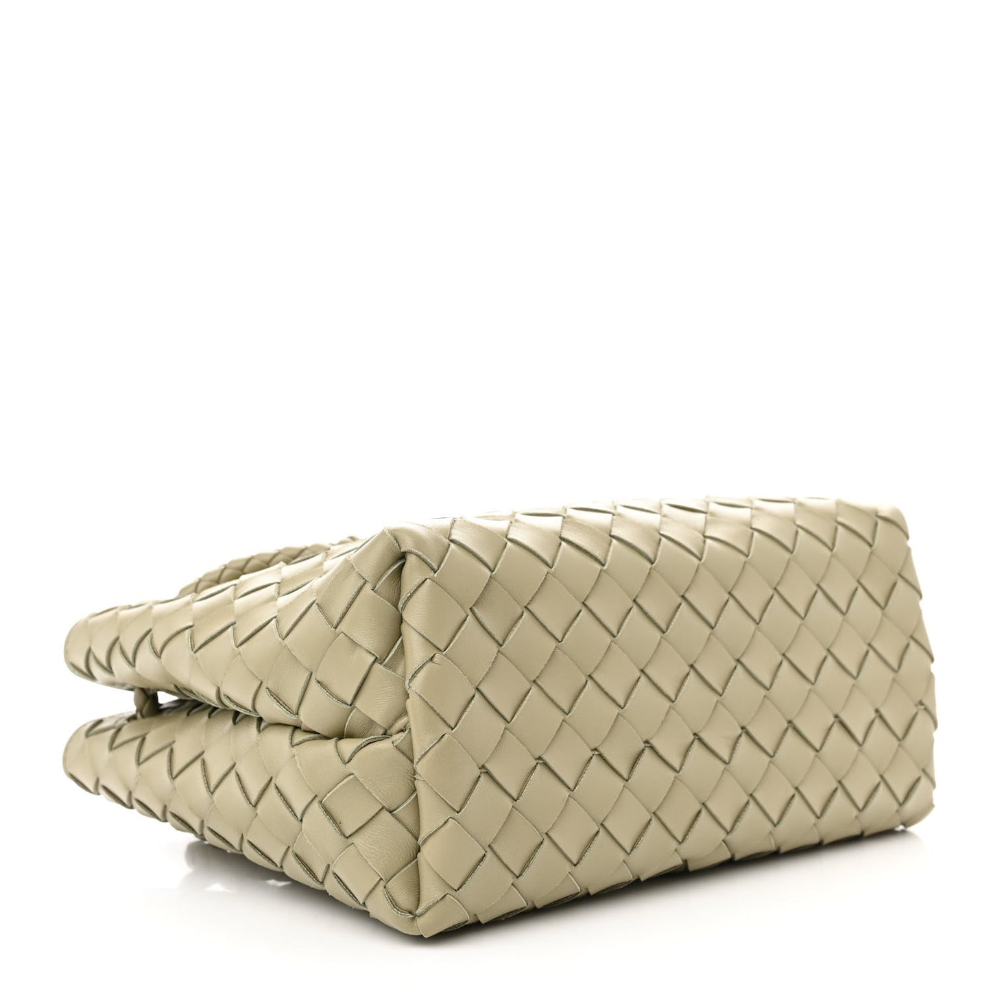 Nappa Intrecciato Small Andiamo Shoulder Bag Travertine
