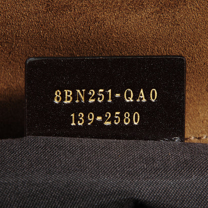 Fendi Calfskin Suede Boston Satchel Foresta 8 of 11