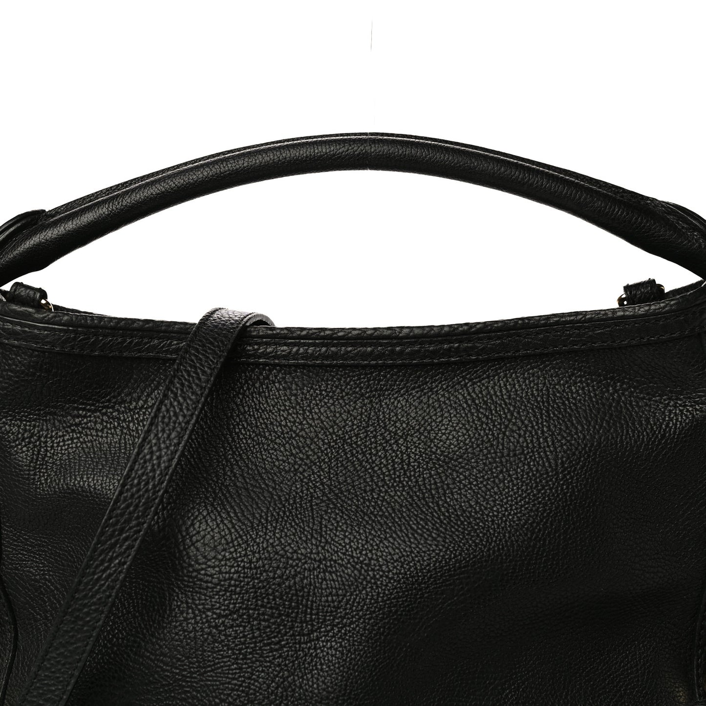 Calfskin Hobo Black