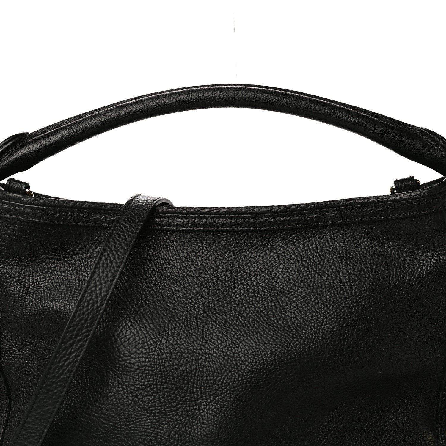 Burberry Calfskin Hobo Black 6 of 10
