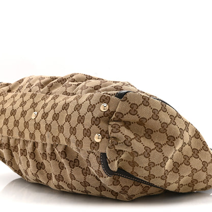 Gucci Monogram D Gold Tote Dark Brown 10 of 10