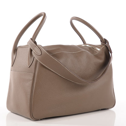 Hermes Taurillon Clemence Lindy 34 Etoupe 3 of 15