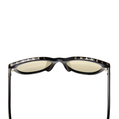 Chanel Acetate CC Butterfly Sunglasses 5414 Black 7 of 9