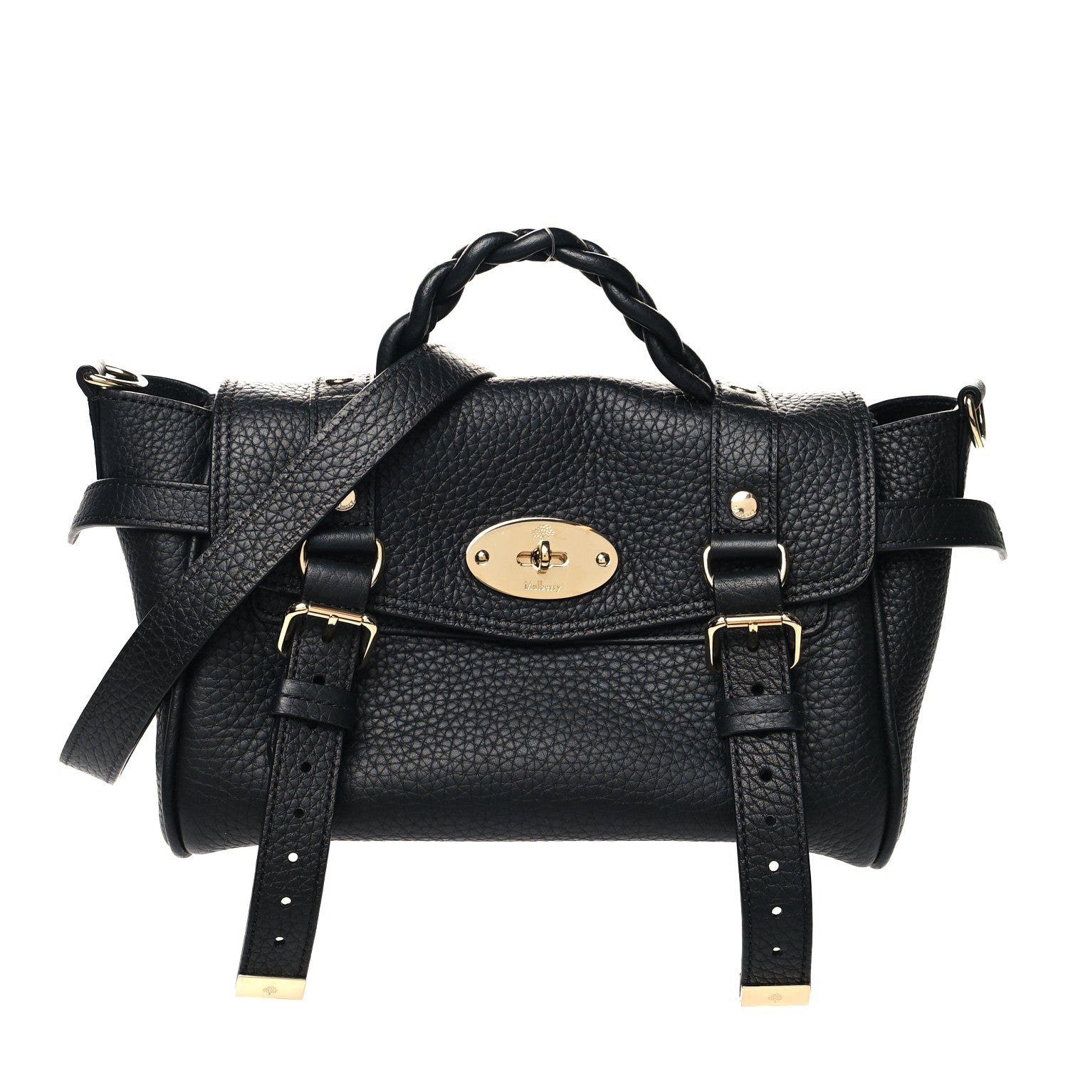 Mulberry Heavy Grain Mini Alexa Black 1 of 10