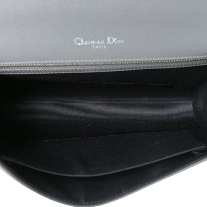 Christian Dior Grained Calfskin Medium Diorama Flap Bag Gris 11 of 14