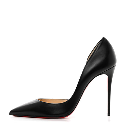 Christian Louboutin Shiny Nappa Iriza 100 Pumps 39 Black 1 of 9