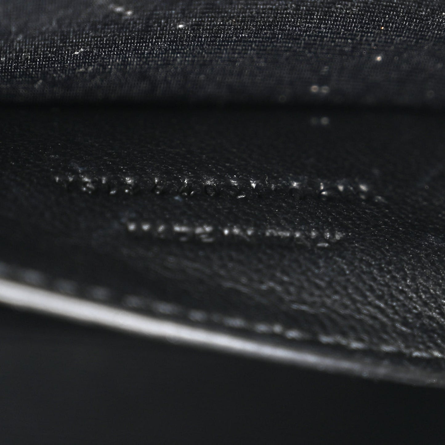 Grain De Poudre Medium Classic Monogram Kate Satchel Black