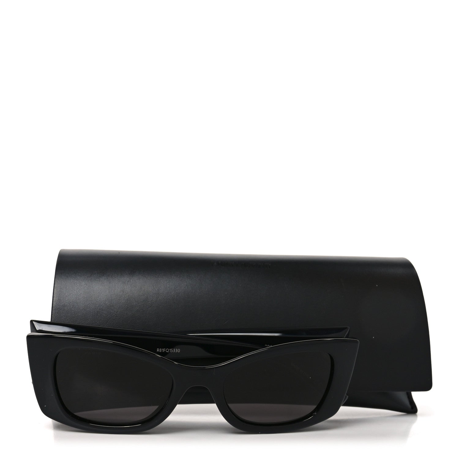 Saint Laurent Acetate Ultra Cat Eye Sunglasses SL 593 Black 8 of 8