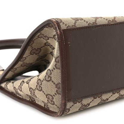 Gucci Monogram Small Bardot Bag Brown 10 of 11