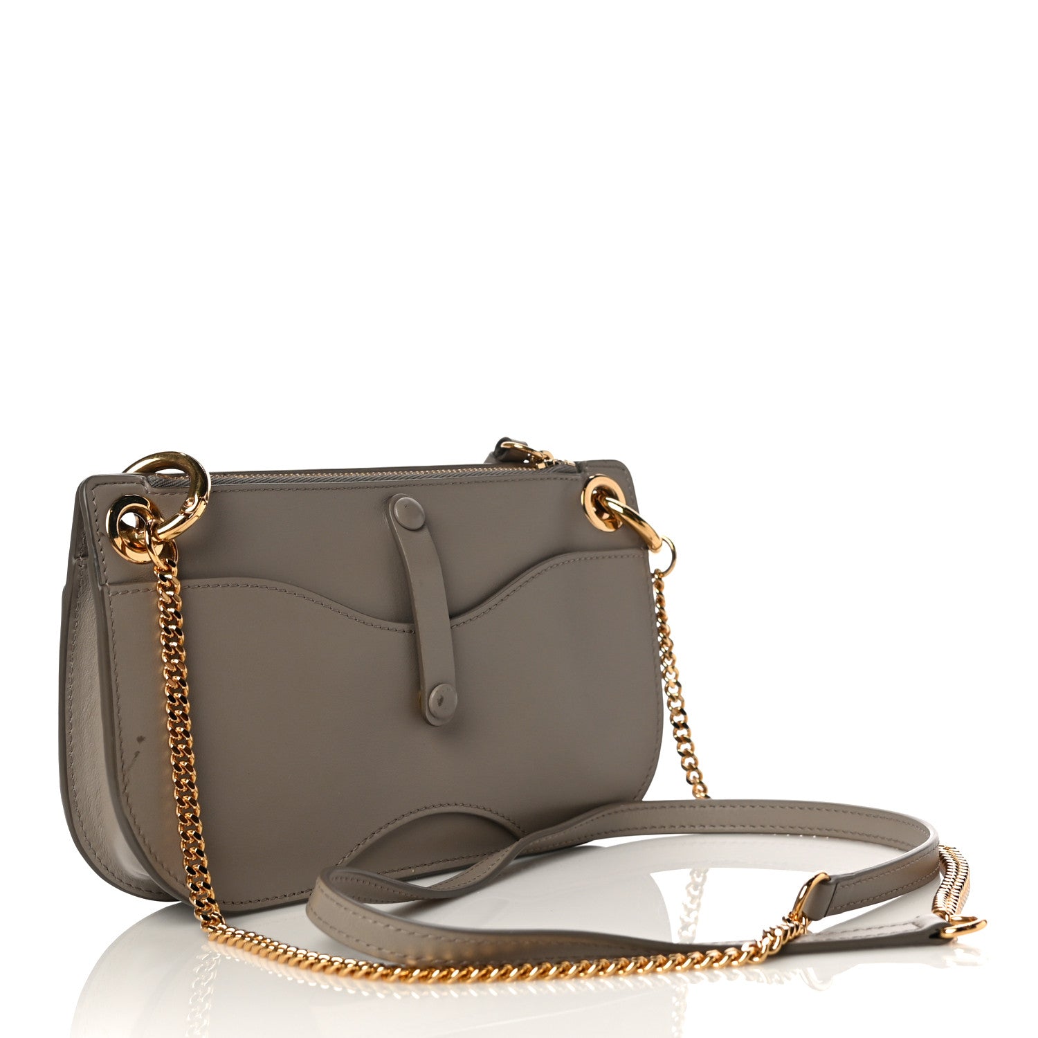 Chloe Calfskin Tess Mini Crossbody Bag Motty Grey 2 of 12