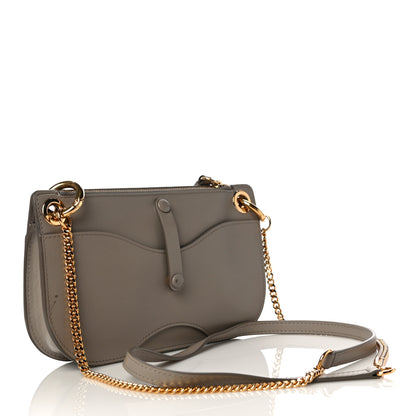 Chloe Calfskin Tess Mini Crossbody Bag Motty Grey 2 of 12