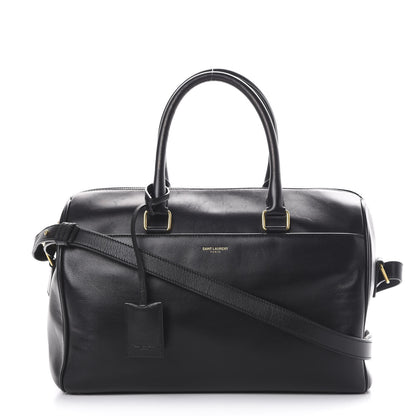 Saint Laurent Calfskin Classic Duffle 6 Black 1 of 17