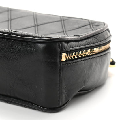 Chanel Lambskin Quilted Camera Case Black 10 of 11