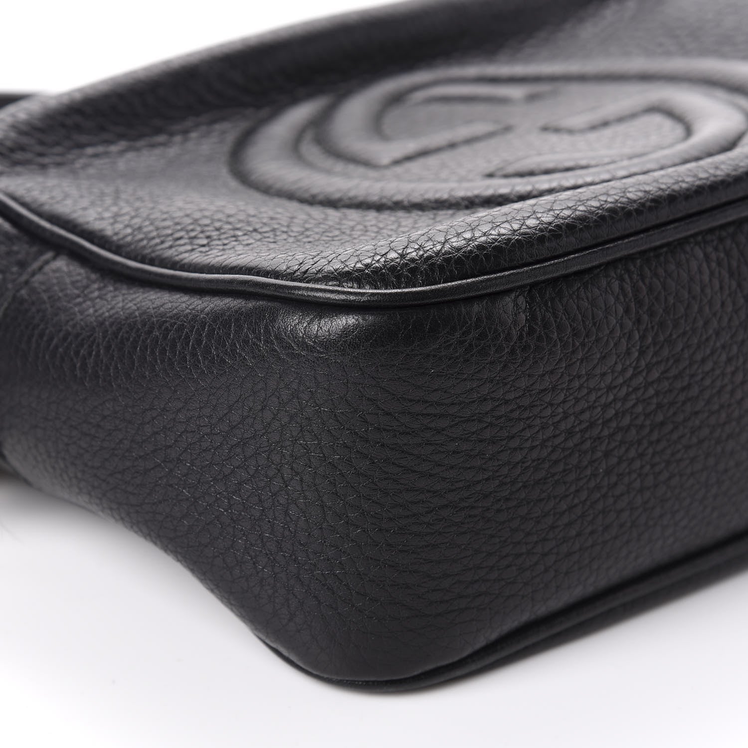Gucci Pebbled Calfskin Small Soho Disco Bag Black 6 of 10