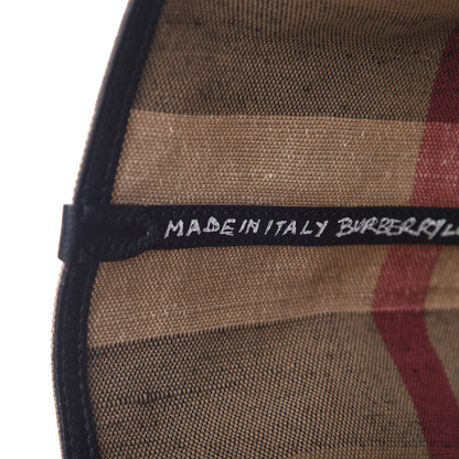 Burberry Coated Canvas Mega Check Medium Doodle Tote Black 6 of 9
