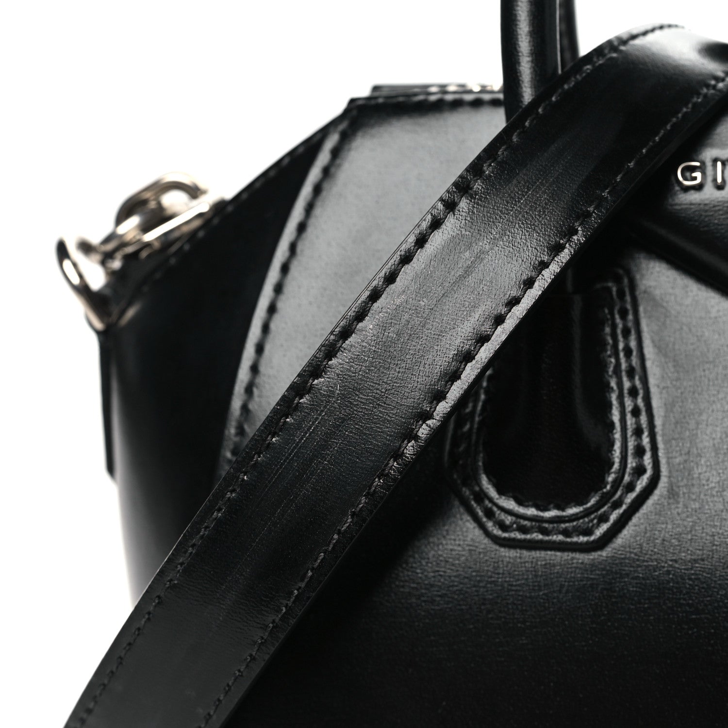 Givenchy Shiny Lord Calfskin Mini Antigona Black 13 of 13