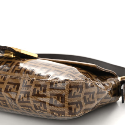 Fendi Vinyl Zucchino Baguette Tobacco 9 of 11