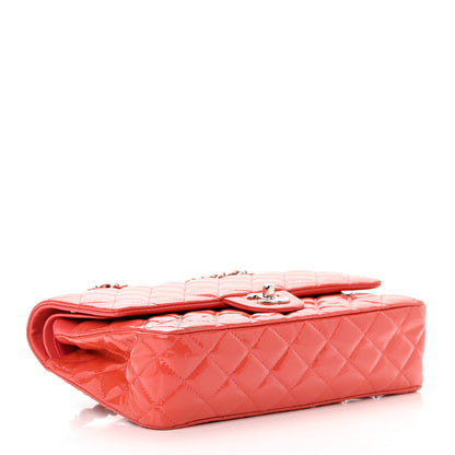 Chanel Patent Quilted Medium Double Flap Pink 4 of 21