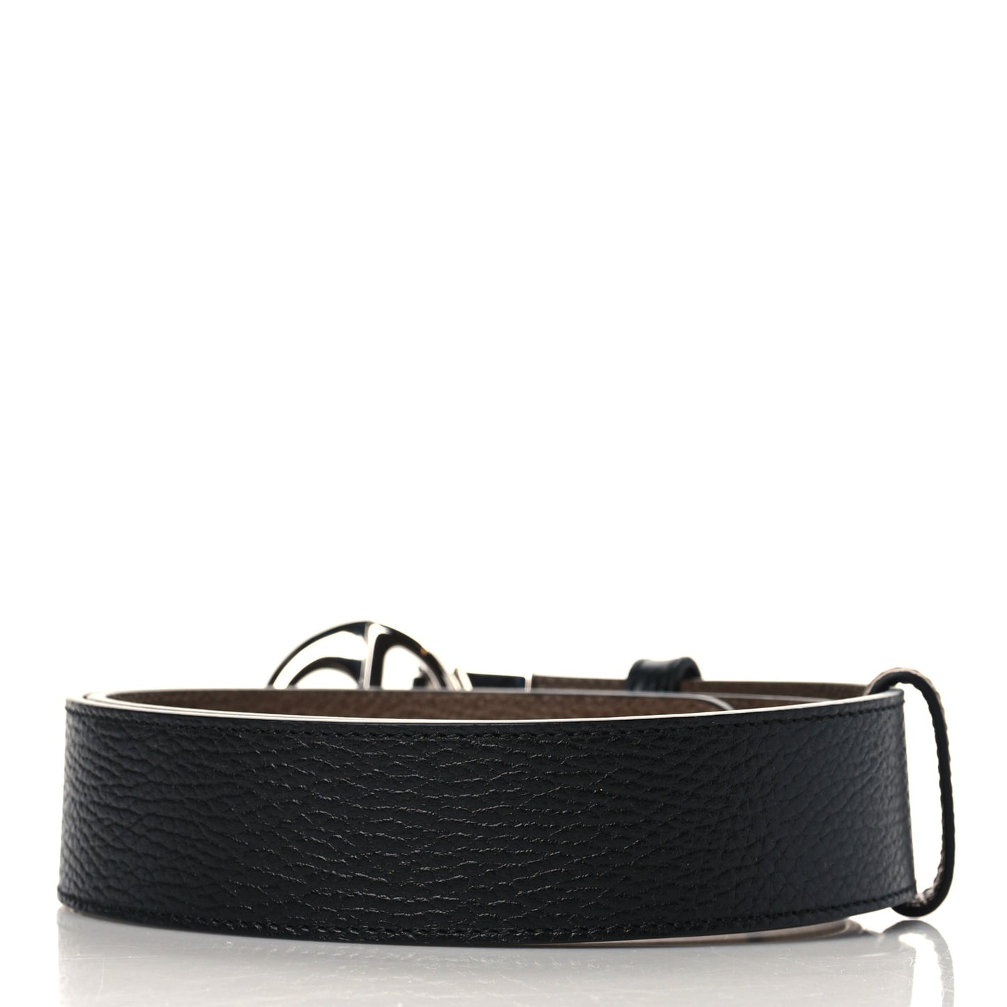 Calfskin 1973 Reversible Belt 90 36 Black Brown