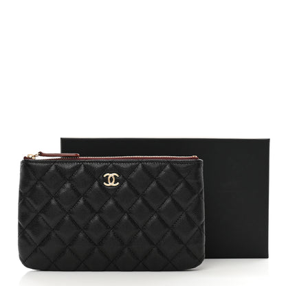 Chanel Caviar Quilted Cosmetic Case Black 8 of 8