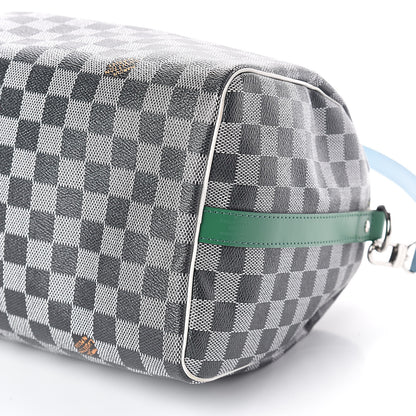 Louis Vuitton Damier Speedy Bandouliere 30 Black White 9 of 9