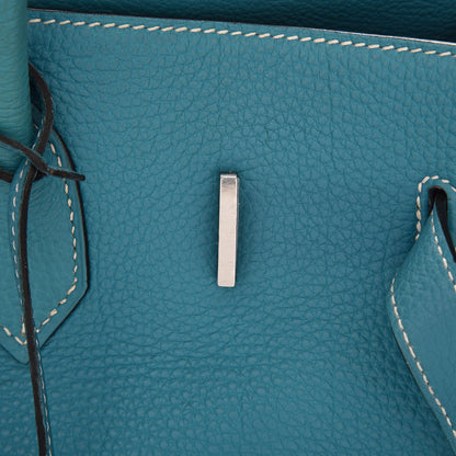 Hermes Togo Birkin 35 Blue Jean 21 of 38