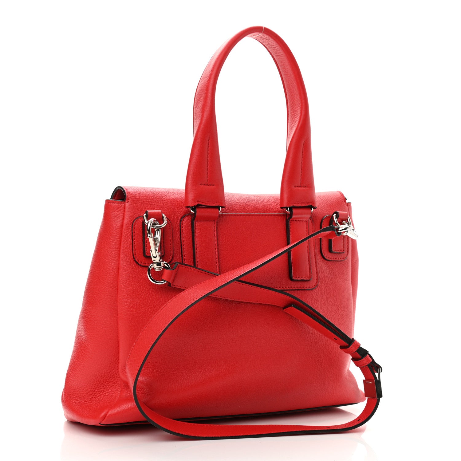 Givenchy Waxy Grained Calfskin Mini Pandora Pure Flap Bag Medium Red 3 of 13