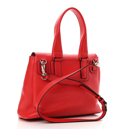 Givenchy Waxy Grained Calfskin Mini Pandora Pure Flap Bag Medium Red 3 of 13