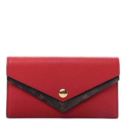 Louis Vuitton Calfskin Double V Wallet Rubis 1 of 8