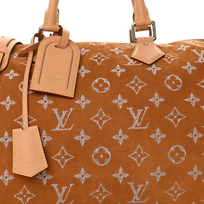 Louis Vuitton Nubuck Calf Monogram Speedy P9 Bandouliere 40 Camel 8 of 11