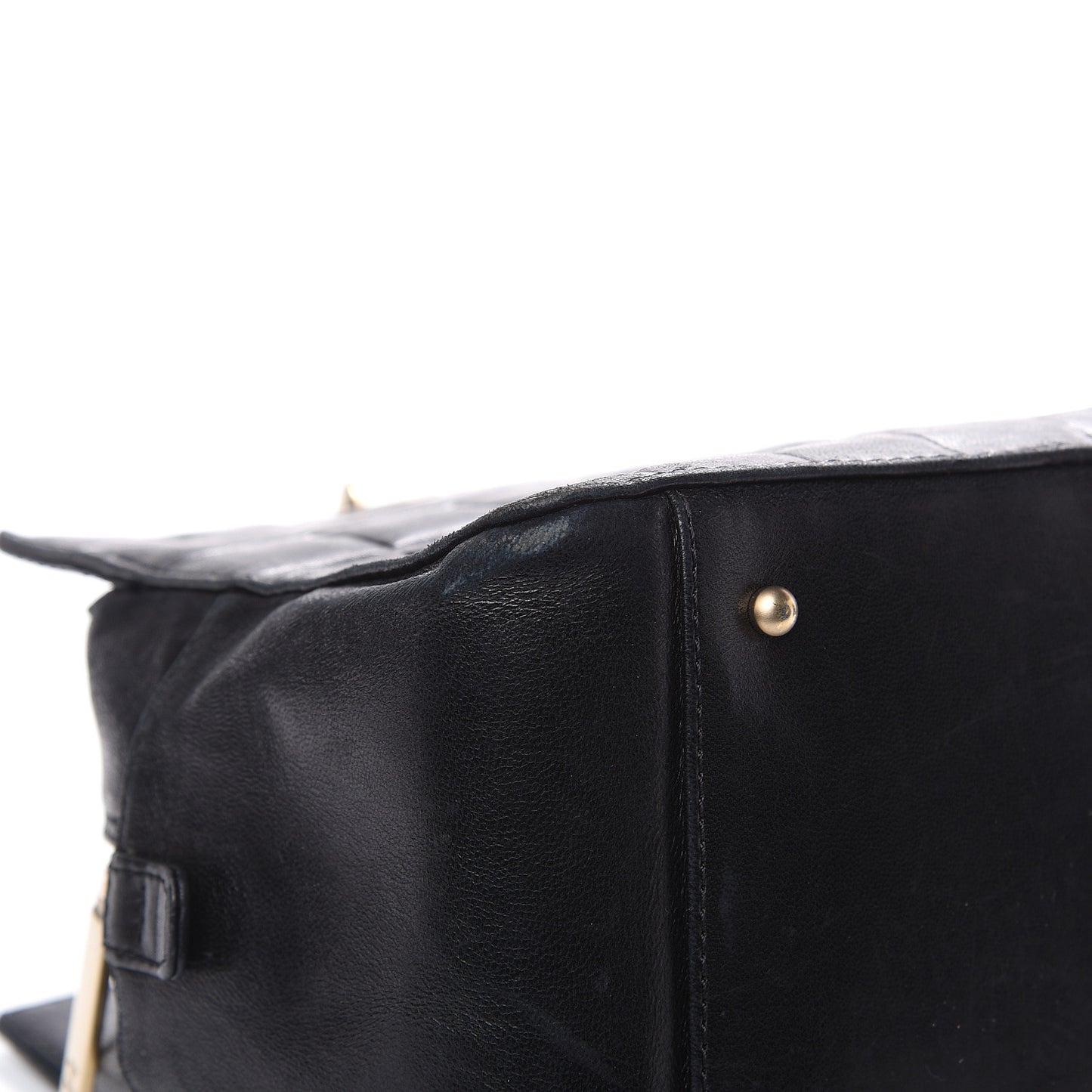 Calfskin Quilted CC Chocolate Bar Shoulder Bag Black