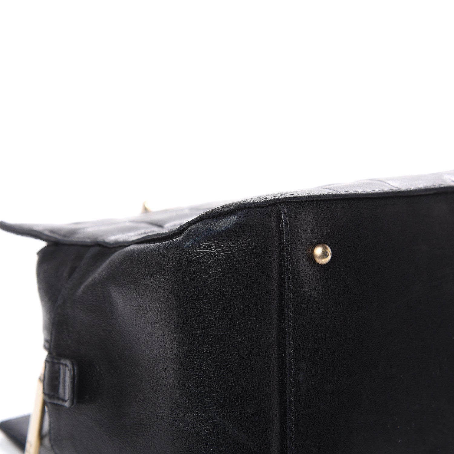 Chanel Calfskin Quilted CC Chocolate Bar Shoulder Bag Black 9 of 16
